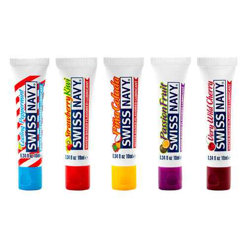 Swiss Navy Flavored Lubes Sampler 5x10ml Imagen principal del producto