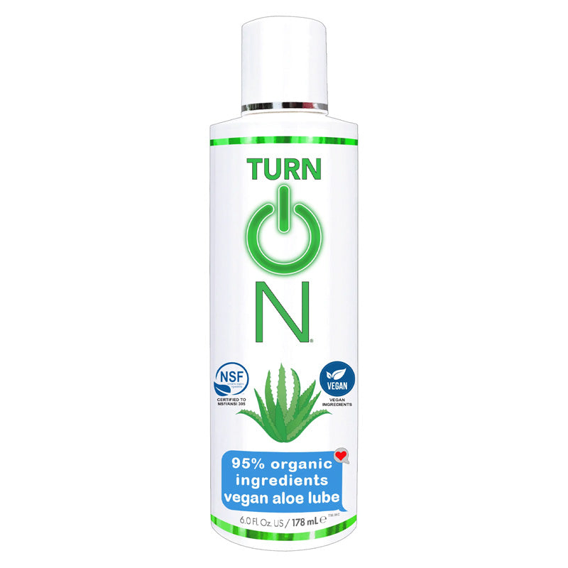 'Turn On 95% organic ingredients vegan aloe lube 178ml' Imagen principal del producto