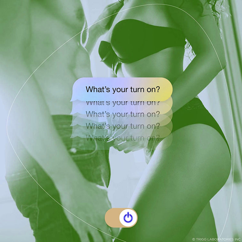 'What's your turn on?' Woman and man with underwear.