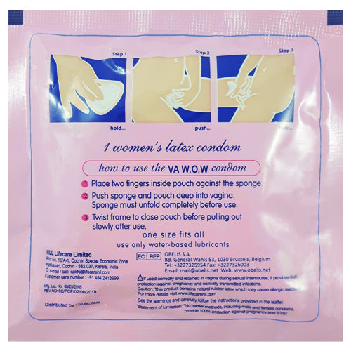 VA W.O.W Preservativos femeninos Imagen secundaria del producto