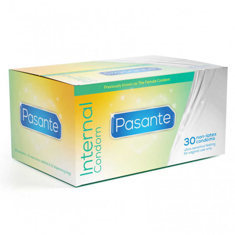 Pasante Internal Box 30 non-latex condoms ultra-sensitive feeling for vaginal use only Imagen principal del producto