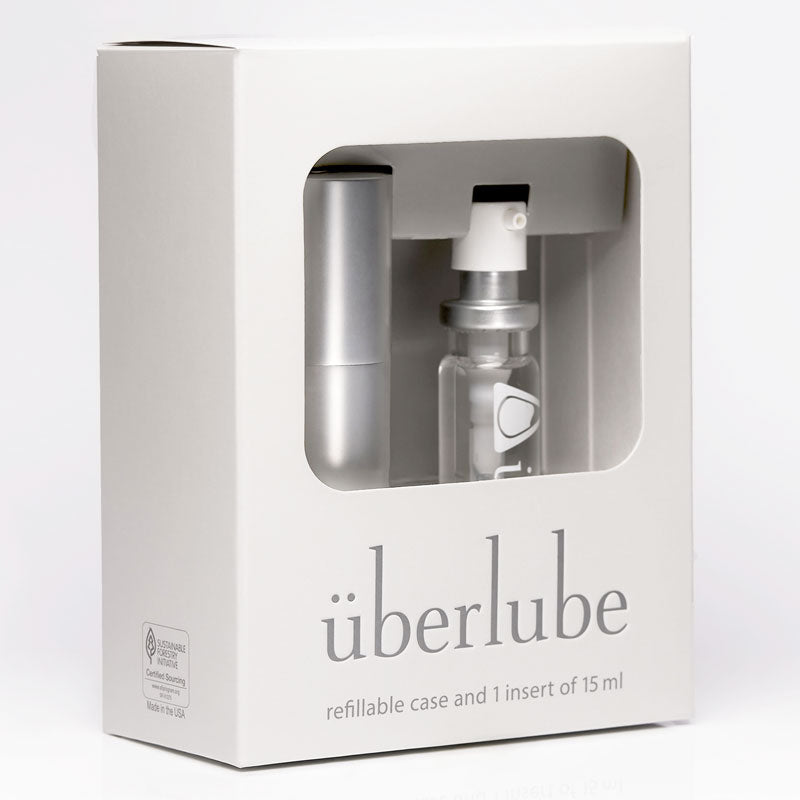 Estuche recargable überlube y 1 recambio de 15ml Imagen secundaria del producto